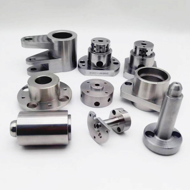 3 Axis CNC Machining Center Metal Turned Parts with Chrome Coating