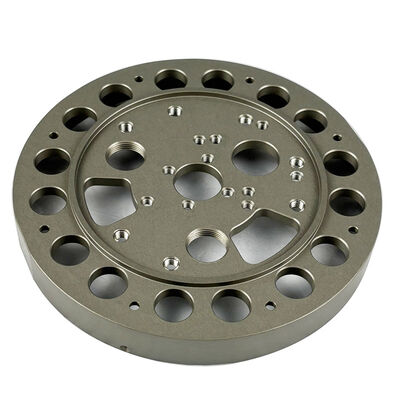 Good price Hard Anodized Aluminum CNC Machined Flange Plate for Precision Equipment online