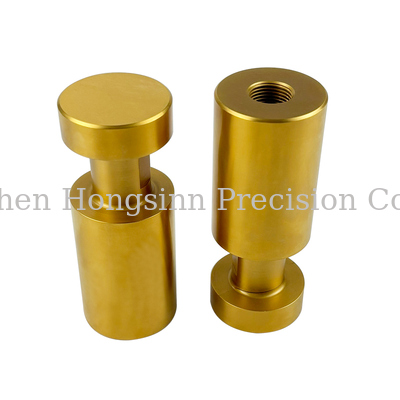 Good price Precision CNC Lathe Parts with +/-0.005mm Tolerance and Customized Color Anodizing Surface Treatment online
