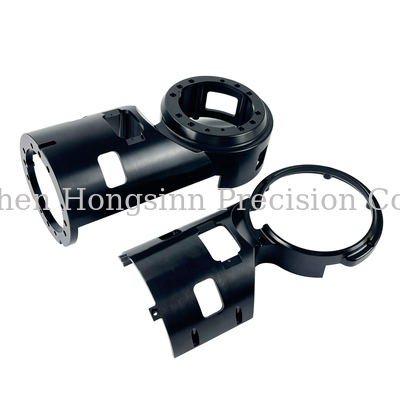 Good price Black Anodized 5-Axis CNC Machined Aluminum Housing online